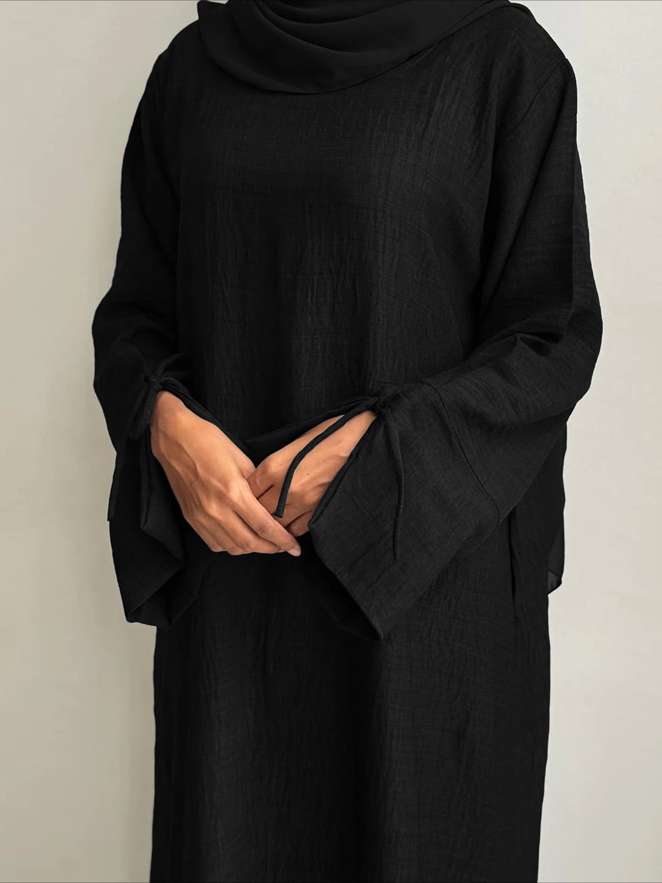 Muslim Abaya Women Dress Solid bow Jalabiya Eid 2025 Ramadan Morocco Islam Vestidos Largos Arab Long Robe Dubai Abayas Kaftan.