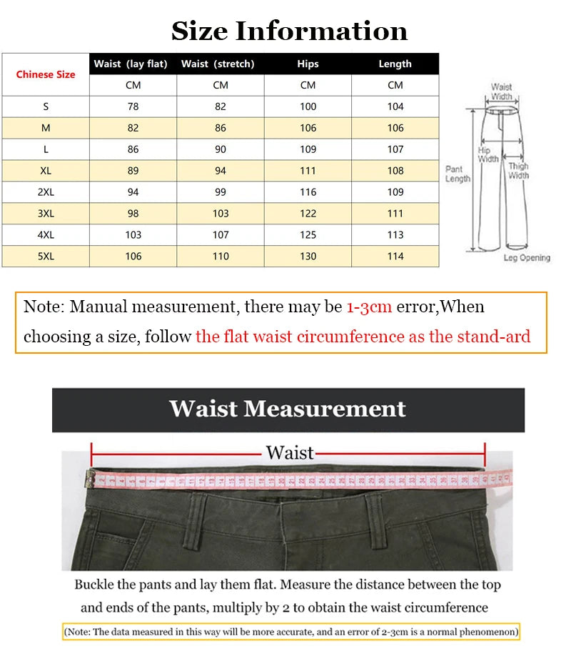 New Mens Tactical Pants Multiple Pocket Elasticity Military Urban Commuter Tacitcal Trousers Men Waterproof Cargo Pant 6XL.