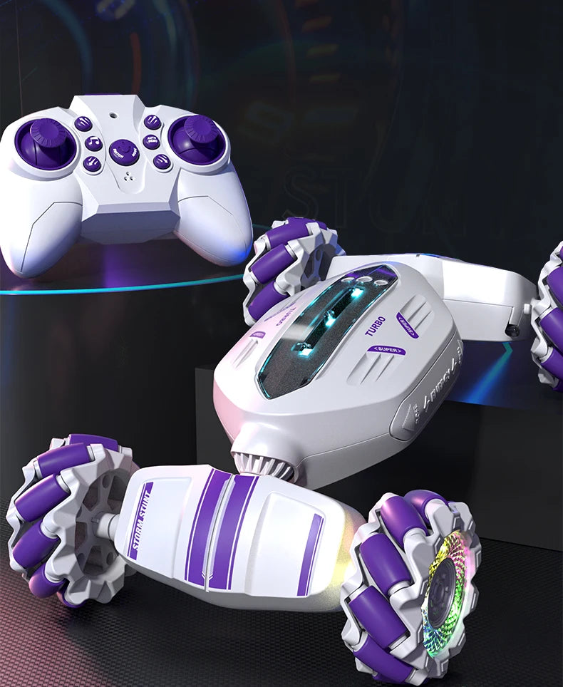 Teeggi S922 2.4G RC Stunt Car 4WD Double Remote Control 360° Degree Rotation RC Off Road Climbing Kids Rc Drift Car Toy for Gift