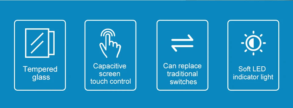 SRAN Smart Switch mit Wandsteckdose 16A EU, Tuya Smart Life Home Touch Sensor WiFi Lichtschalter Weiß.