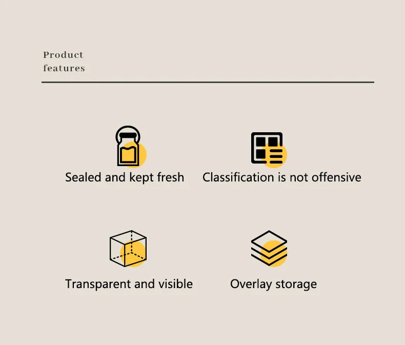 Dry Food Storage Box Food Containers Transparent Stackable Kitchen Spaghetti Noodles Sealed Tank Cans Organizers Bottles.
