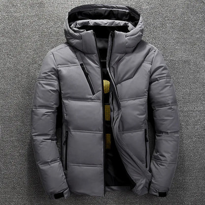Winter new thick men's down jacket casual lightweight hooded detachable warm white duck down down jacket men's.