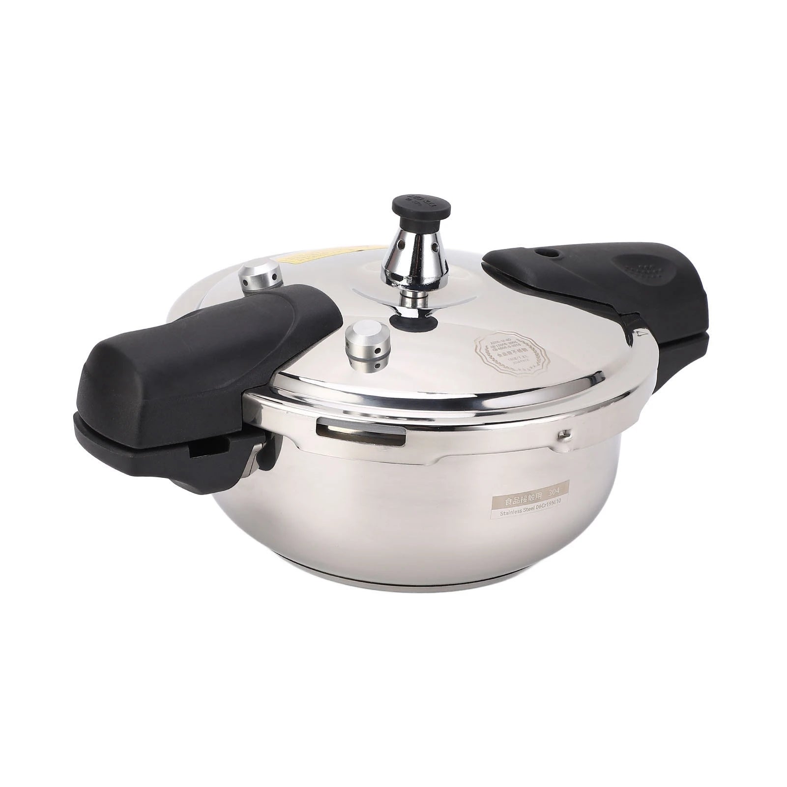 1.8L Stainless Steel Pressure Cooker Explosion Proof Stew Pot For Gas Stove Induction Cooker.