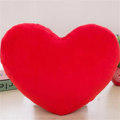 PP cotton Soft Pillow Comfortable Heart Plush Pillow Red Color Pink Color Stuffed Pillow Heart Shape Home Decorative