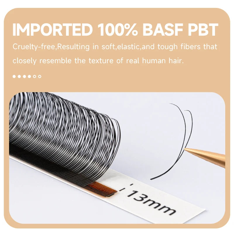 JASBLUE 2D Y Shape Eyelash Extensions Single Tip Y Premade Fans Y Lashes extensions Light Y Shape Eyelashes Lines.