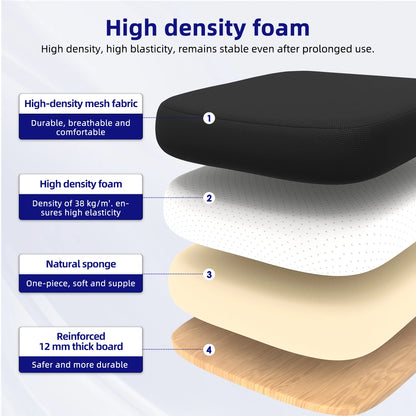 Bürostuhl, ergonomisch, verstellbar, 90er ° -135 ° ,Schreibtischstuhl mit Lordosenstütze, Computerstuhl mit verstellbarer Kopfstütze, Wohnzimmerstühle
