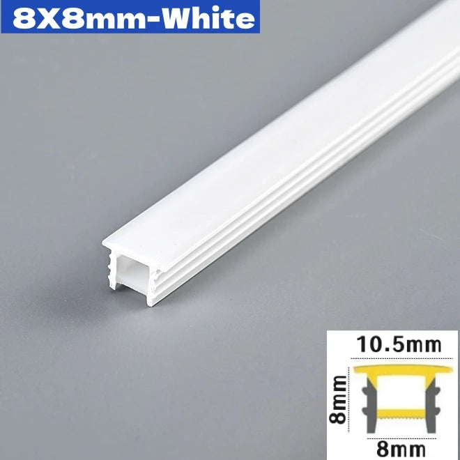 Black Flexible LED Neon Rope Lamp Silicone Tube Diffuser Recessed Channel For WS2811 WS2812B Waterproof Ribbon Neon Strip Lights