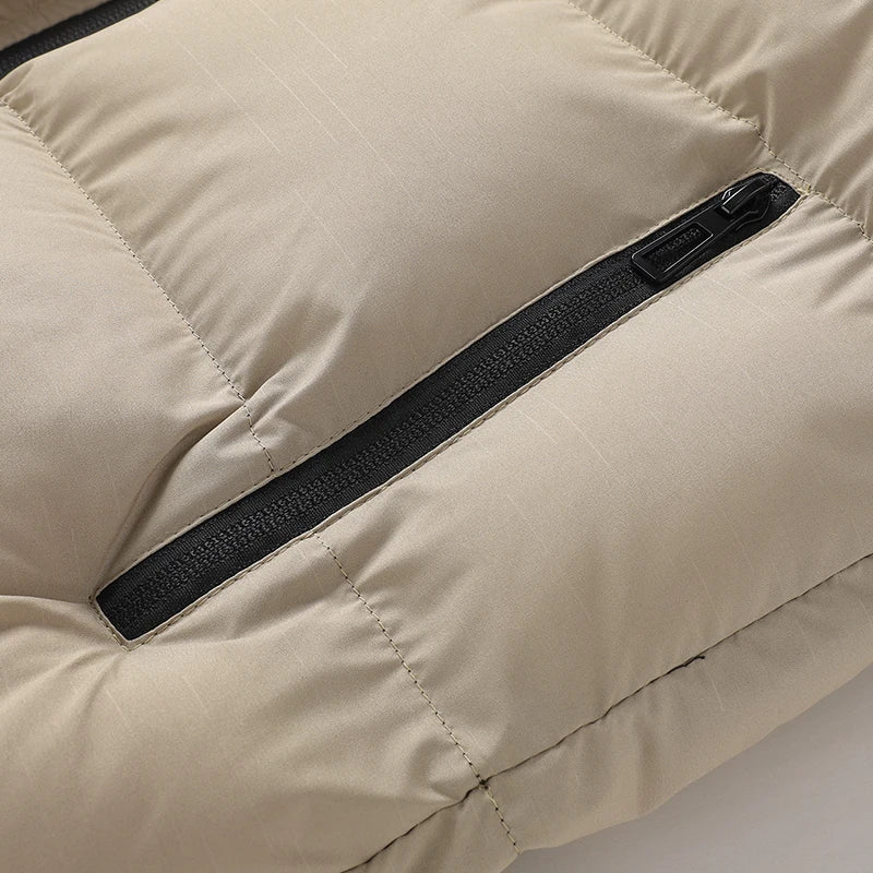 New Men Autumn Thicken Sleeveless Vests Jacket Coat Mens Winter Warm Detachable Hat Outwear Waistcoat Hooded Vest Jacket Male.