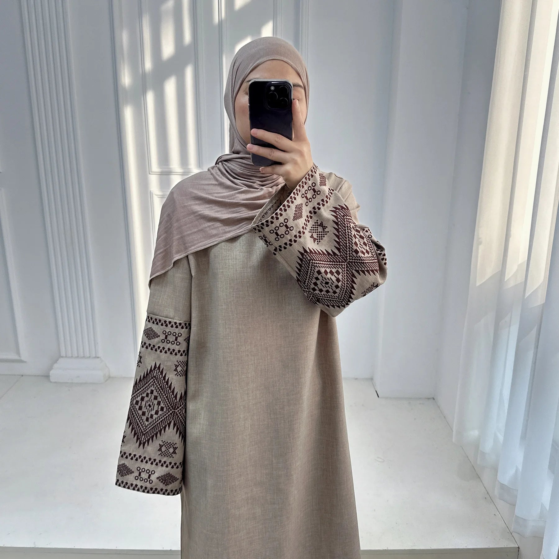Eid Muslim Abaya for Women Party Embroidery Dresses Kaftan Arab Long Robe Islam Ramadan Dubai Abayas Vestidos Morocco Jalabiya.