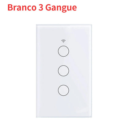 Tuya WiFi Touch Wand Smart Switch 1/2/3 Gang Licht Schalter Ohne Neutral Linie Smart Leben APP Steuerung unterstützung Alexa Google Hause