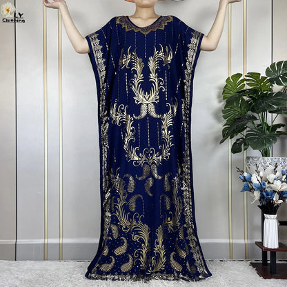 Neue Sommer Abaya für Frauen lässig Kurzarm weiches Baumwoll kleid Dubai Kaftan lose Dame Maxi Islam afrikanisches Kleid mit großem Schal