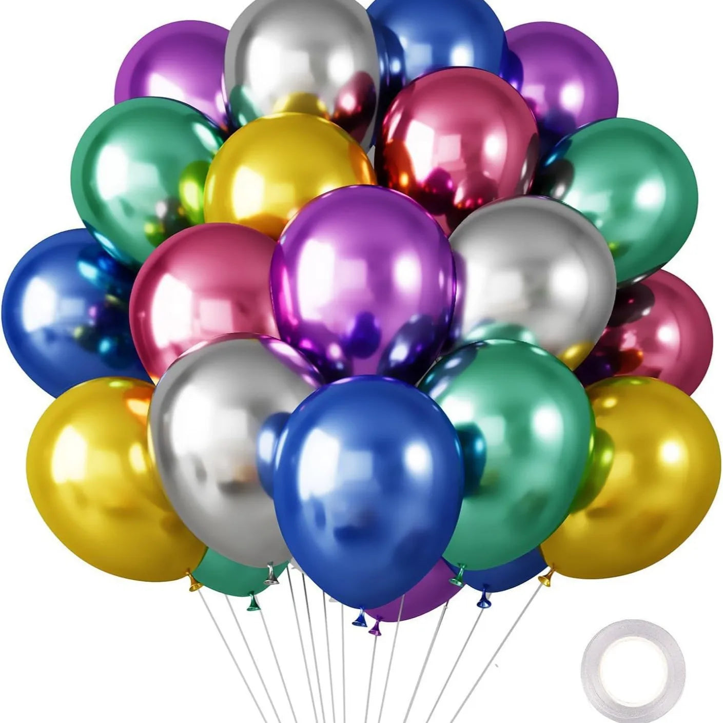 30 Stück Chrom-Latex-Ballon, weiß, rosa, blau, Helium-Kugel, Hochzeit, Erwachsene, Geburtstag, Party, Dekoration, Babyparty, Globos.