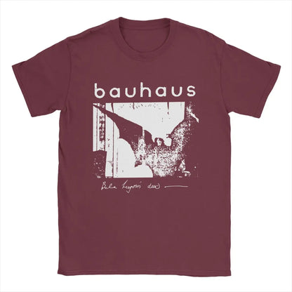 Bauhaus Bat Wings Bela Lugosis Dead T Shirt Men Cotton Amazing T-Shirt Crew Neck Tee Shirt Short Sleeve Tops Adult.