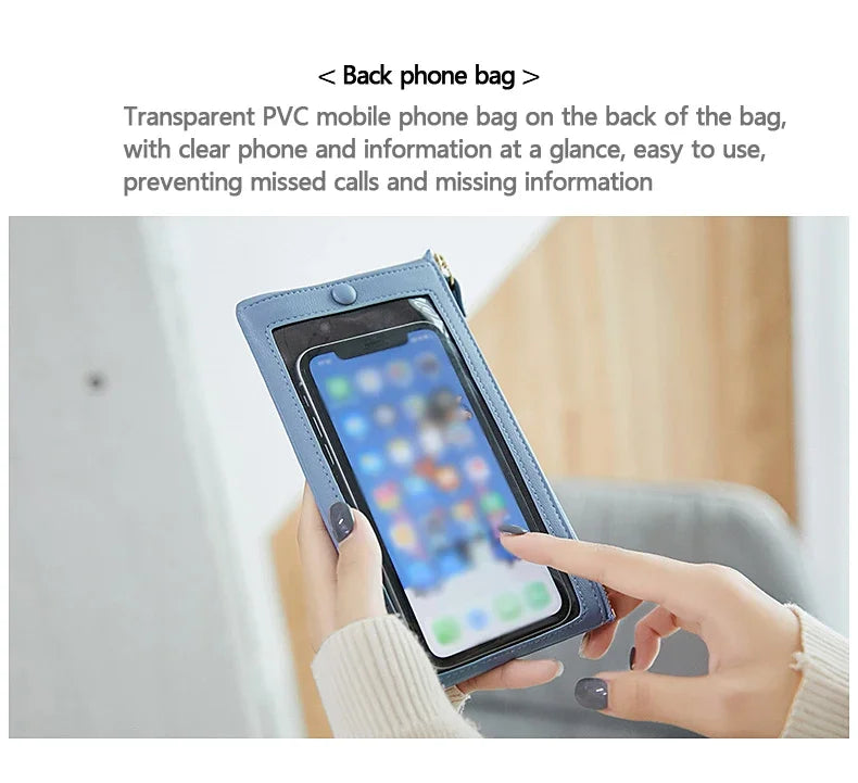 MIYIN Simple and Fashionable Women's Ultra Thin Long Wallet Solid Color PU Leather Zipper Wallet Large Capacity Portable Handbag.