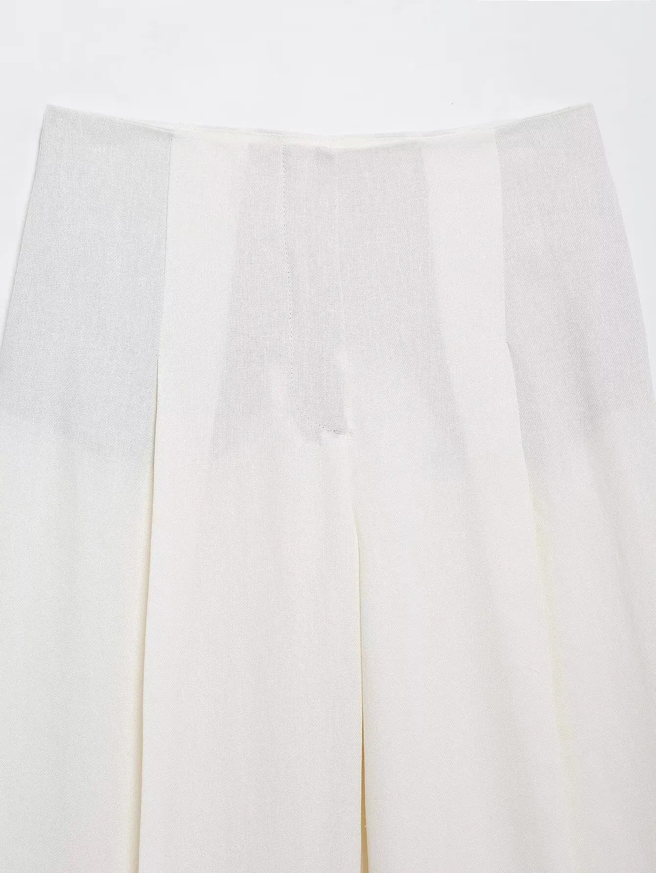 HH Women's Suits White Turn-Down Collar Long Sleeves Lace-Up Blazers+High Waist Zipper Long Pants Female Spring Fashion Sets