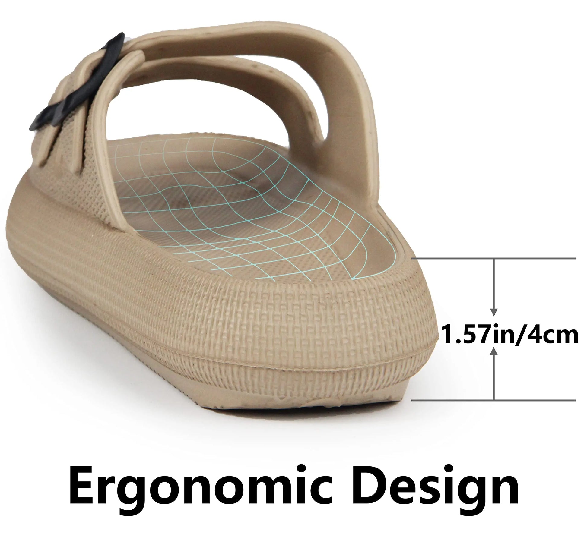 Asgard Summer Platform Sandals For Women Fashion Soft Cloud Beach Slippers With Double Buckle 2025 New Comfort EVA Flat Slides.