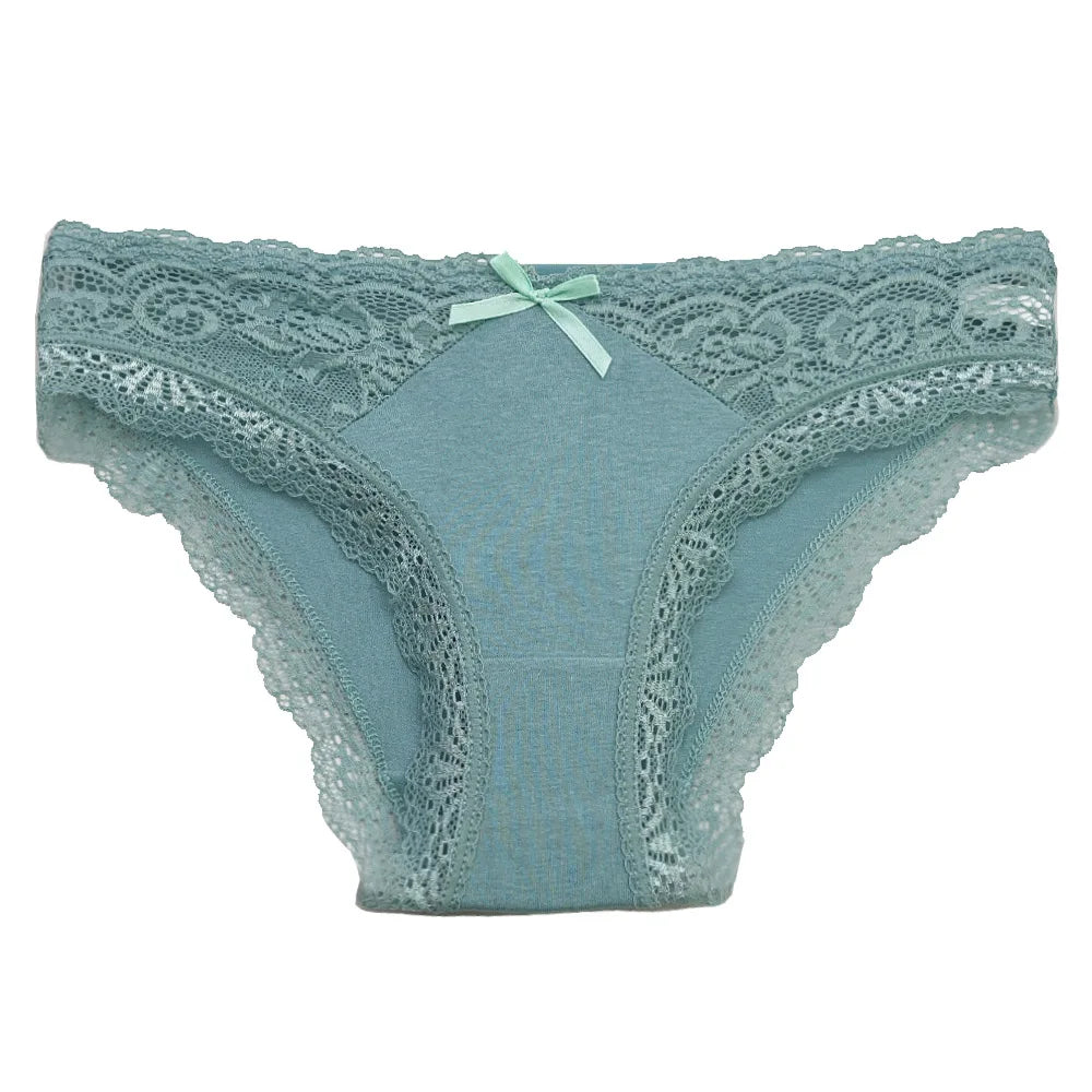 Cotton Briefs Lady 5 PCS/SET Lace Panty Underpants Seamless Panties For Women Lingerie.