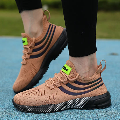 Brand Sports Shoes Breathable Mesh Running Shoes Men's Shock-absorbing Cushion Sports And Leisure Shoes Sneakers For Sale
