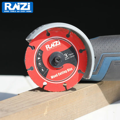 Raizi 75 mm vakuumgelötete Holzscheibe zum Schneiden für Elektrowerkzeuge, Holzsägeblatt, 75 mm Holzschneiden, DIY-Werkzeug, Mini-Schleifer, Handscheibe