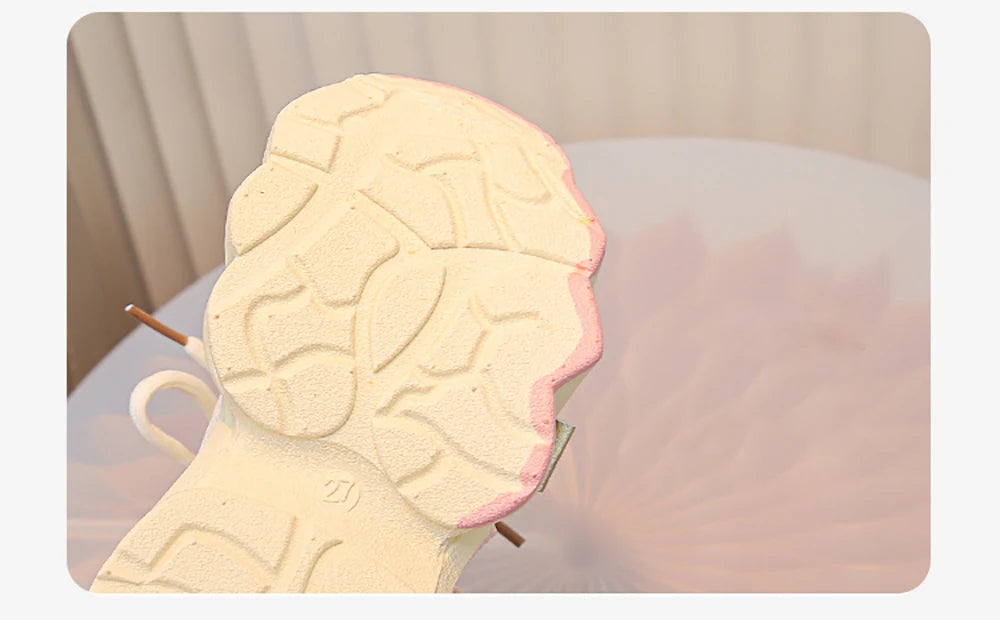 Autumn Sneakers For Kids Korean Style Trend Fashion Girl's Sneakers Soft-soled Breathable Teenager Children Sport Shoes.