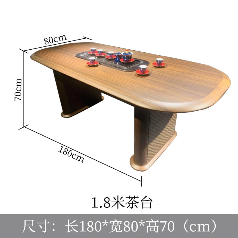 Leichter Luxus-Chef-Tisch, Chef-Schreibtisch, einfache moderne Büromöbel für Stuhlpersonen, speziell geformter kreativer Allgemein