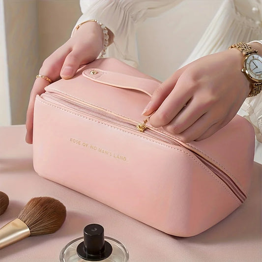 Makeup Organizer Female Toiletry Kit Bag Make Up Case Storage Pouch Luxury Lady Box, Cosmetic Bag, Organizer Bag For Travel Zip.