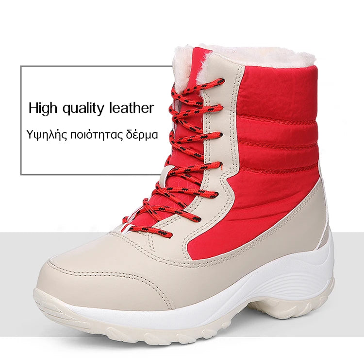 Snow Boots Women New Ladies Shoes Platform Shoes Woman Flat Keep Warm Boots Ladies Casual Plush Botas Mujer Winter Shoes Women.