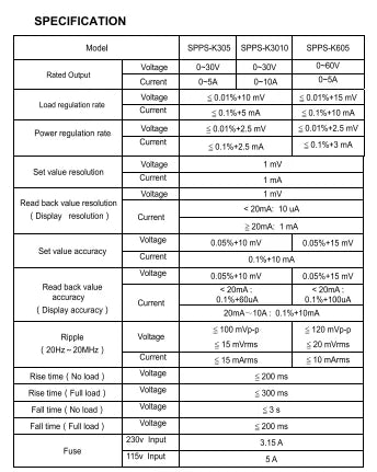 KUAIQU 5 Digits Programmable Adjustable Power Supply 30V 10A,Battery Simulation Tester,Real time Curve Display Voltage Current.