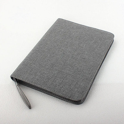 10/24/48 Slots Fountain Pen Case Pencil Case Pouch Bag Canvas Case Black, Gray.