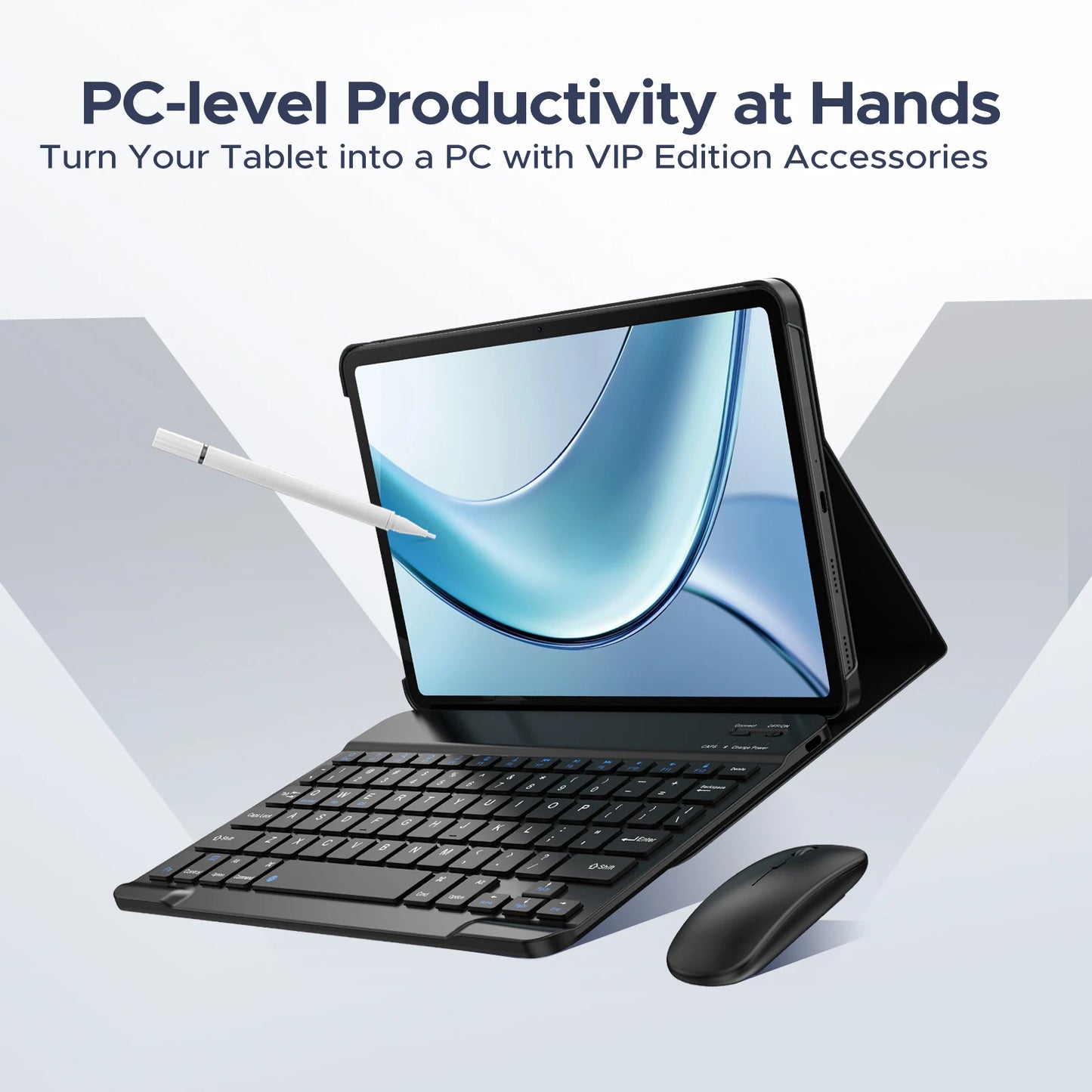 Doogee V Pad 5g 2 in 1 Tablet Pc 12" Dimensity 7050 Android 15 32Gb Ram (8+24) 256Gb Rom 8800Mah Battery Wifi 6 Ultra-Thin 5g Pc.