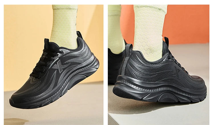 Xtep 299 Leather Running Streamline For Women 2024 Winter Running Shoes Leisure Training Sneaker(Suggest 1 size up) 876418110021.