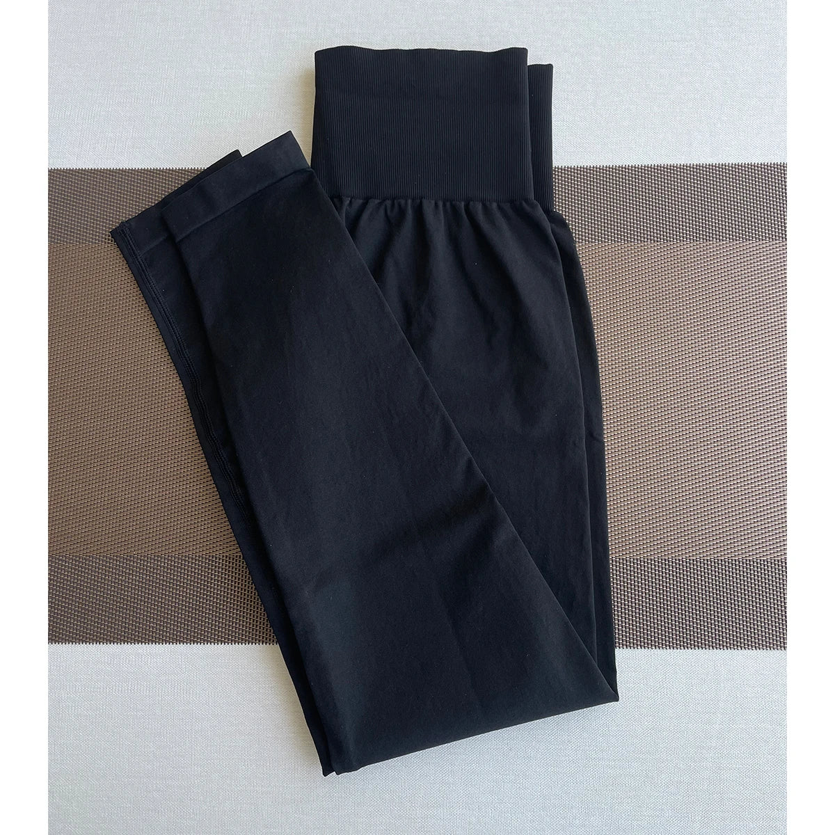 TKITK Solid Leggings Women Seamless Sports  Scrunch Bum Tights cycling shark pants Yoga shorts Gym navigation nv Workout wear