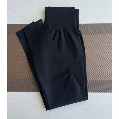 TKITK Solid Leggings Women Seamless Sports  Scrunch Bum Tights cycling shark pants Yoga shorts Gym navigation nv Workout wear