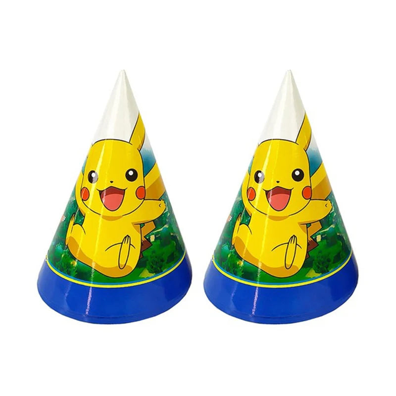 Pokemon Geburtstag Party Dekoration Pikachu Blitz Neue Ballon Set Kid Event Liefert Einweg Geschirr Banner Maske Hintergrund