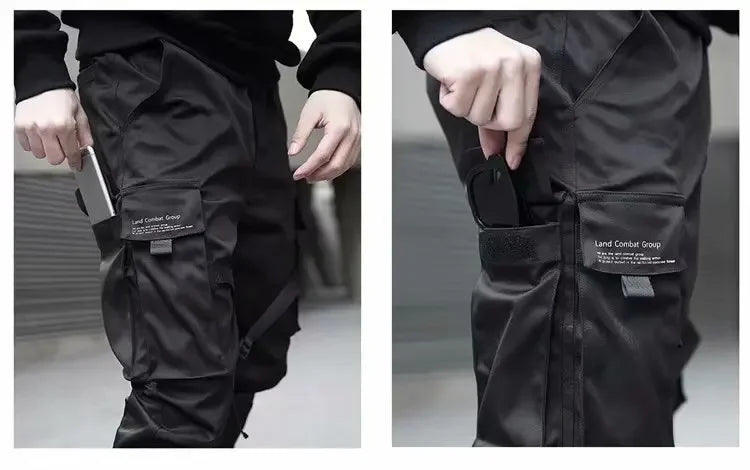 Casual Loose Fit Spring Season Ins Super Fire Cargo Pants For Men Trendy Multipocket Design Brand New Fashion Style.