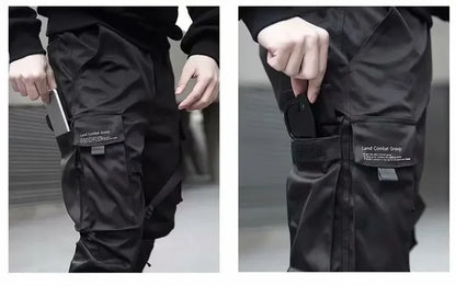 Casual Loose Fit Spring Season Ins Super Fire Cargo Pants For Men Trendy Multipocket Design Brand New Fashion Style.