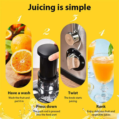 400W Juicer Machine,22000RPM Juicer with 3-inch Big Mouth for Whole Fruits and Veg,Juice Extractor with 2 Speeds,Easy to Clean.