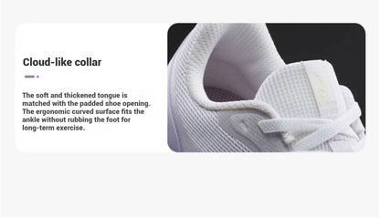 Xtep Laufschuhe für Damen, 2022, Sommer, atmungsaktiv, leicht, mit Rebound-Dämpfung, Stoßdämpfung, Sportschuhe 875218110014