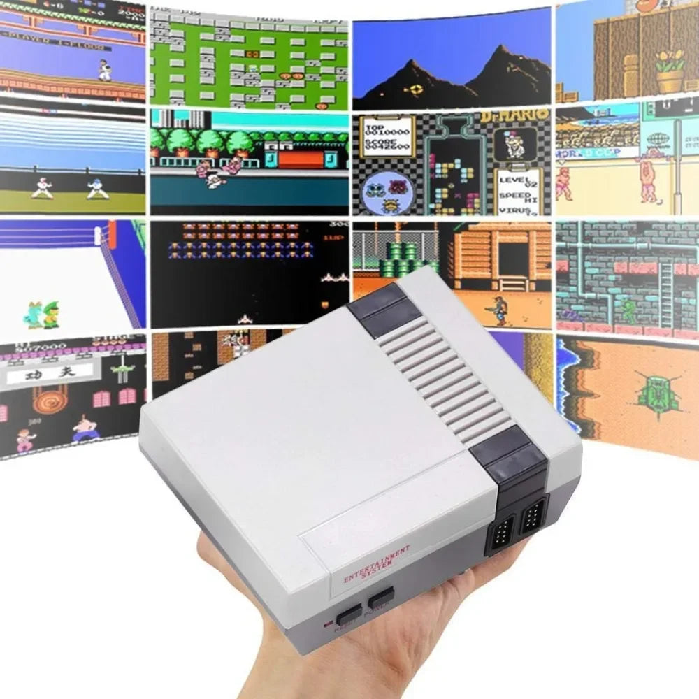Retro Game Console Classic Mini Video Game System Built-in 620 AV Games 8-Bit FC Nes TV Console for Adults and Kids Gift.