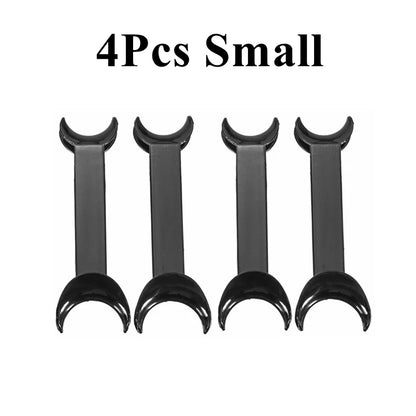 4Pcs Dental Mouth Opener T-Shape Orthodontic Lip Cheek Retractors Double Head Mouth Spreader Oral Clean Tool.