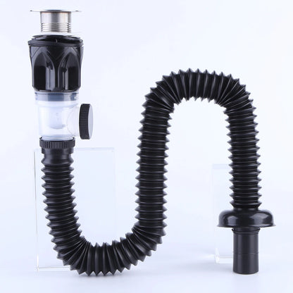 Universal Waschbecken Abflussrohr Set Versenkbare Deodorant Kanalisation Entwässerung Wasser Schlauch Waschbecken Abtropffläche Badezimmer Küche Zubehör