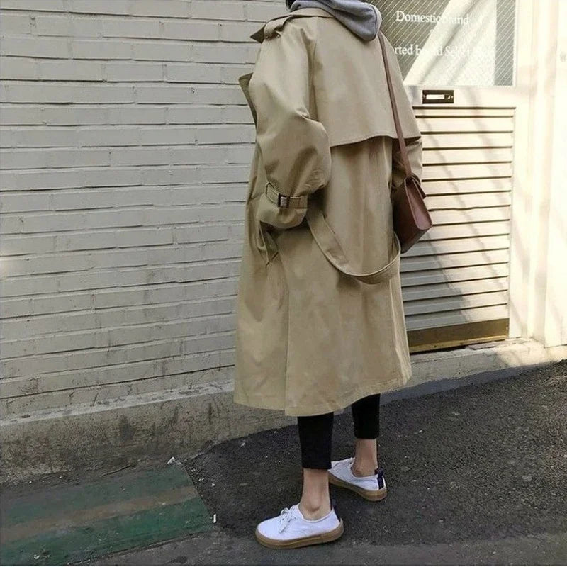 Graben Frauen Freund Herbst Koreanische Feste Weibliche Lange Stil Student Ins Alle-spiel Heißer Verkauf Neue Ankunft Harajuku Unisex outwear.