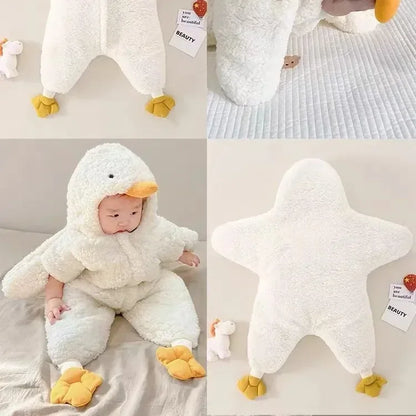 2024 Babys Neugeborene Mädchen Jungen Kleidung Ente & süßes Design Body & Einteiler gepolstert für Babys Strampler 5-Tage-Versand Hoodies.