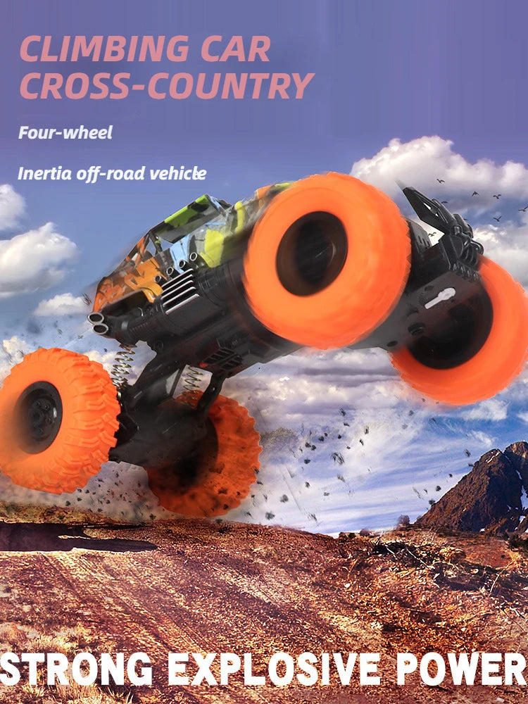 Children's toy car high-speed off-road vehicle outdoor toy off-road vehicle model inertia climbing stunt vehicle children's gift.
