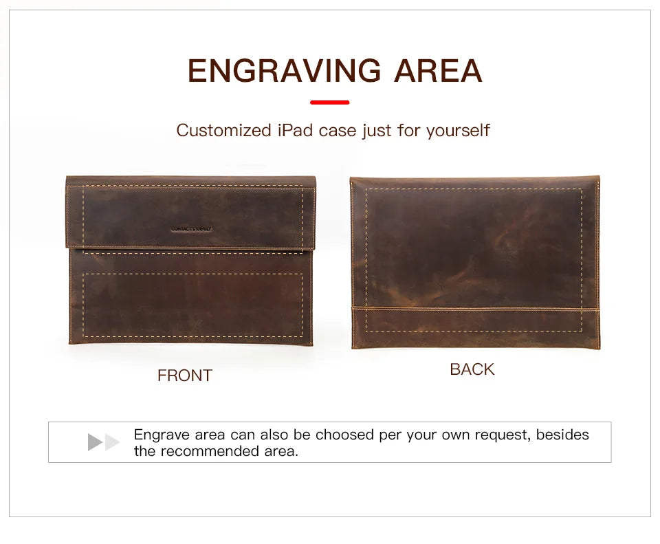 Genuine Leather Laptop Case For Macbook Air 13 M1 M2 M3 M4 Macbook Pro 14 15 16 Sleeve Cover Men Notebook Computer Carrying Bag