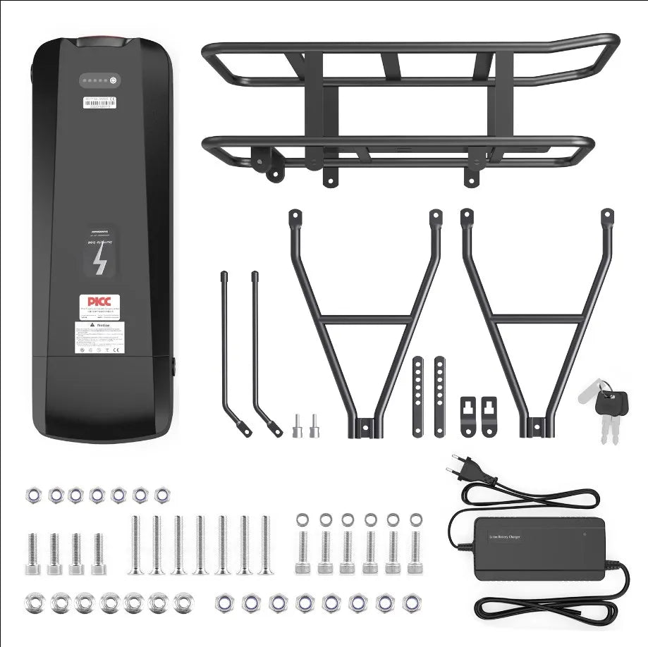 [ON SALE] Hailong Battery Electric Bicycle 21700 18650 Cells Pack 48V 36V 13Ah 52V 20Ah eBike Powerful Lithium Battery for BBS02.
