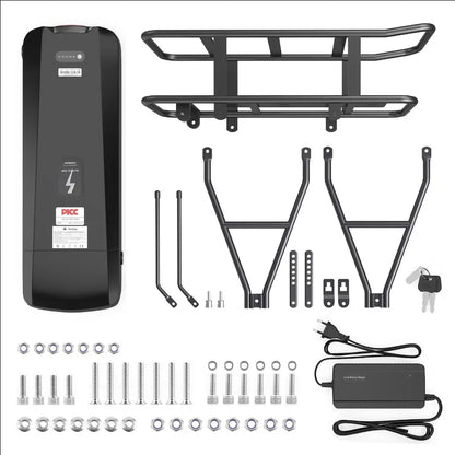 [ON SALE] Hailong Battery Electric Bicycle 21700 18650 Cells Pack 48V 36V 13Ah 52V 20Ah eBike Powerful Lithium Battery for BBS02.