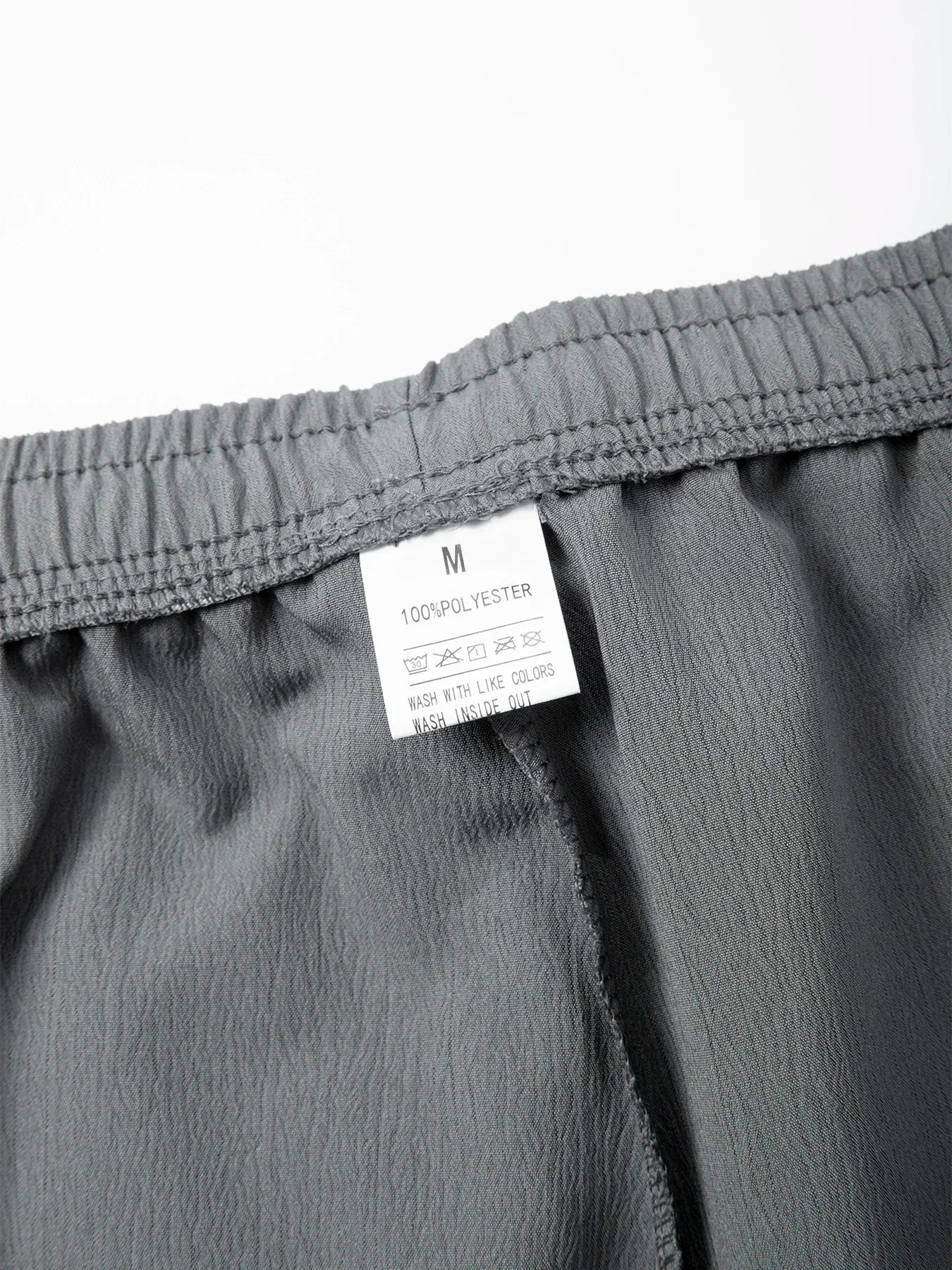 Summer Men's Straight Trousers Casual Solid Color Breathable Drawstring Long Pants Sweatpants Streetwear Men Baggy Pants.