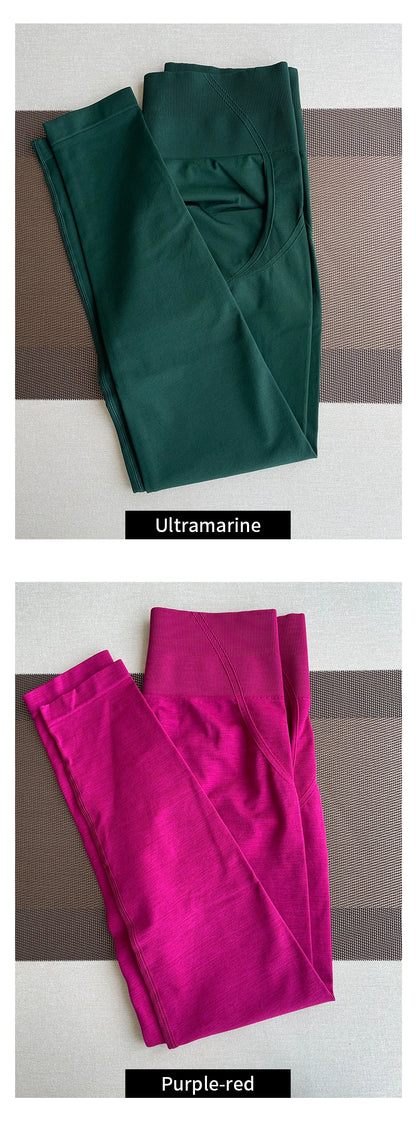 Effortless Seamless Tight Pants Gym Leggings Womens Workout Yoga Pants Soft High Waist Outfits Fitness Sports Wear