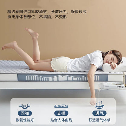 Latex Memory Baumwolle Matratze Kissen für Heim kinder Tatami Matte benutzer definierte Studenten wohnheim einzelne 90x190 Matratze